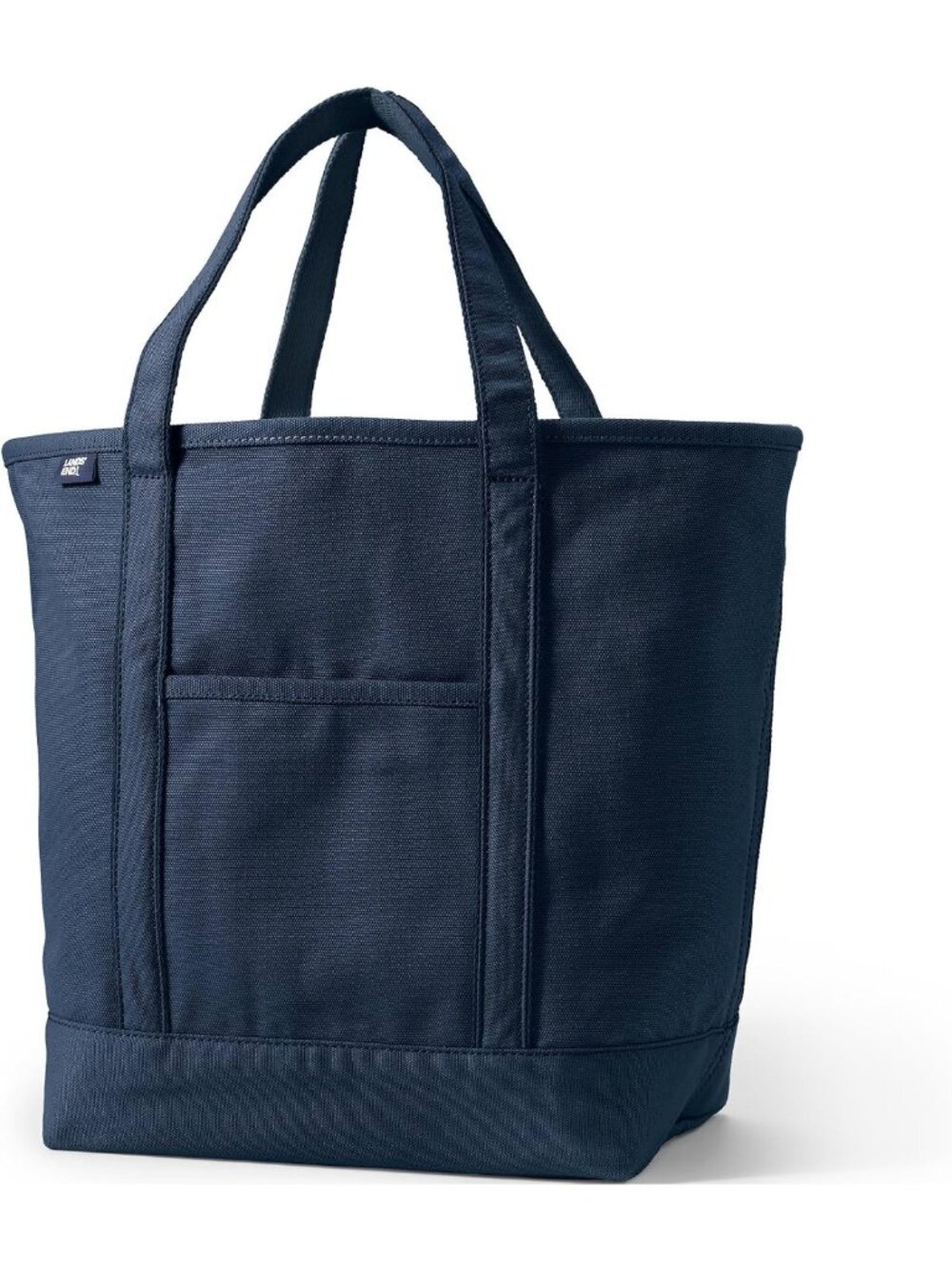 Large Canvas Tote Bag - Water-Resistant, Five Pockets, Key Strap, Beach & Travel